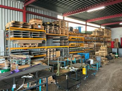 Översiktsbild av Pallställ