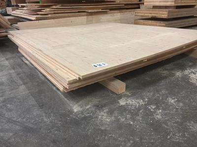 Übersichtsbild von Charge von Plattenmaterial