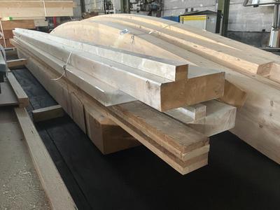 Immagine panoramica di Costruzione della confezione in legno