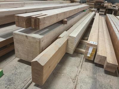 Overzichtsfoto van Pakket constructie hout