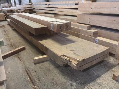 Overzichtsfoto van Pakket constructie hout