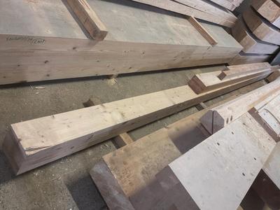 Overzichtsfoto van constructie hout (4x)