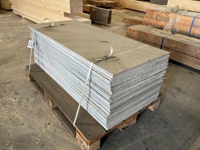 Overview picture of batch of under roof sheet material