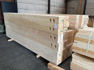 Overzichtsfoto van Pakket constructie hout