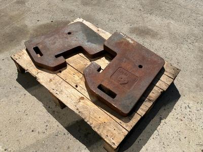 Overzichtsfoto van Louis Paget frontgewicht (2x)