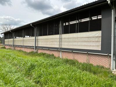 Overzichtsfoto van Windbreekzeil