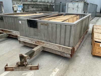Immagine panoramica di Stainless steel transport bin
