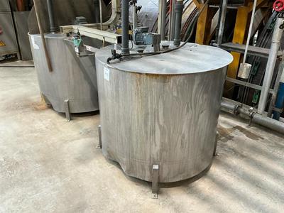 Photo d'aperçu de Dose 7329M3/1/97 Stainless steel mixing tank