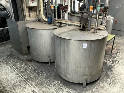 Photo d'aperçu de Dose 3864M7 Stainless steel mixing tank (2x)