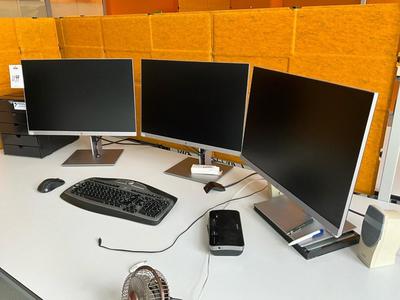 Immagine panoramica di IT setup