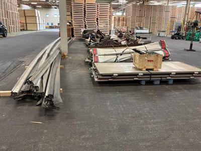 Overview picture of Complete superstructure for sliding tarpaulin trailer