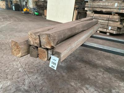 Overview picture of Beams in Teak wood (6x)