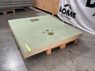 Overview picture of Mounting plate for hanging toilet (6x)