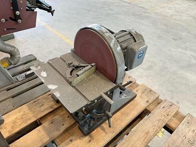 Overzichtsfoto van Manser Disc sander