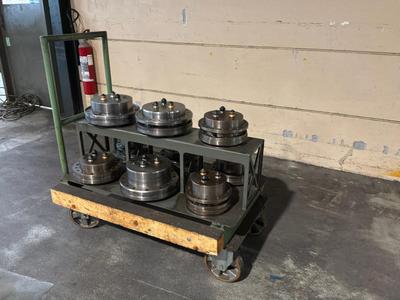 Overview picture of Miscellaneous Aluminum CNC Positioning Plates (9x)