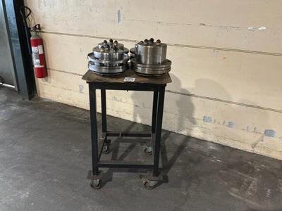 Overview picture of Miscellaneous Aluminum CNC positioning plates (4x)