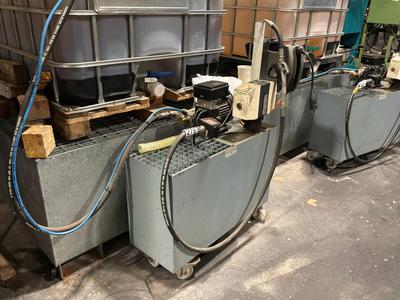 Overview picture of DEF pumping system with a digital counter