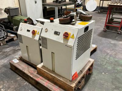 Overview picture of Cosmotec industrial liquid coolers (2x)