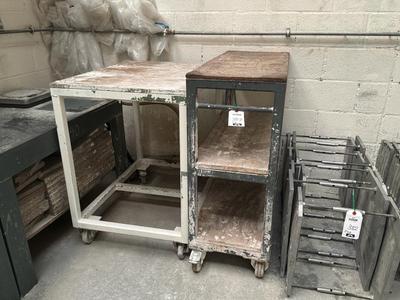Overview picture of various Mobile workshop cart (2x)