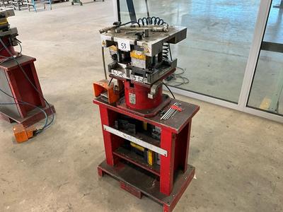 Overview picture of Hydro pneumatic press machine