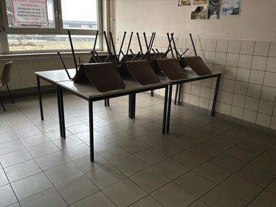 Overview picture of Canteen tables (4x)