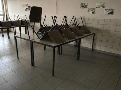 Overview picture of Canteen tables (4x)