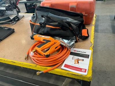 Overzichtsfoto van Ripack 3000 Heat shrink gun