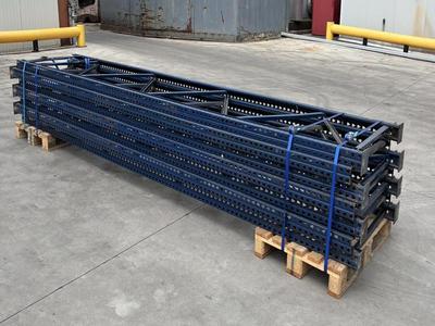 Overview picture of Disassembled pallet rack