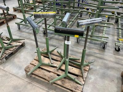 Overzichtsfoto van roller stand (5x)
