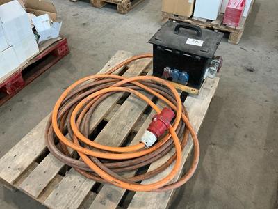 Immagine panoramica di Demelectric Power distribution box