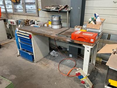Immagine panoramica di workbench