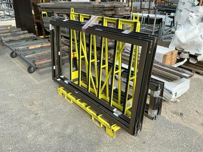 Immagine panoramica di Aluminium window frames