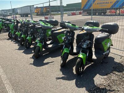 Imagen general de Super SOCO CUx electric salvage mopeds (10x)