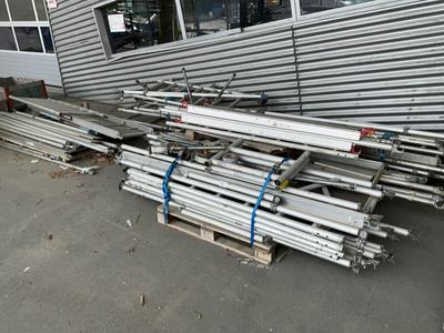 Overview picture of rolling scaffold