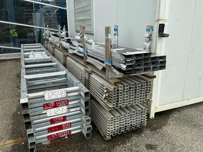 Overview picture of Various aluminium profiles