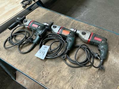 Overzichtsfoto van Metabo BE 710 Drill (3x)