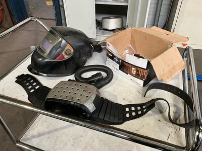 Overview picture of welding helmet