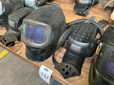 Overview picture of welding helmet (3x)