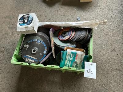 Overzichtsfoto van Diverse slijpschijven