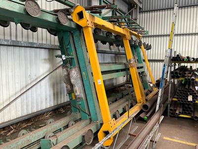 Overview picture of lifting frame
