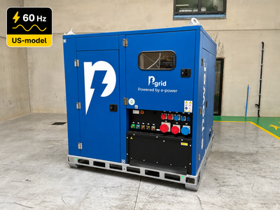 Overview picture of 2025 E-Power P-Grid US Hybrid power generator