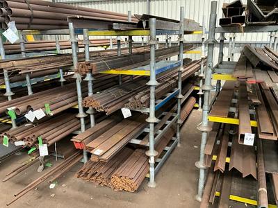 Overzichtsfoto van various metal stock