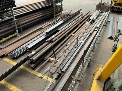 Overzichtsfoto van various metal stock