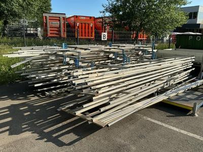 Overzichtsfoto van scaffold rails
