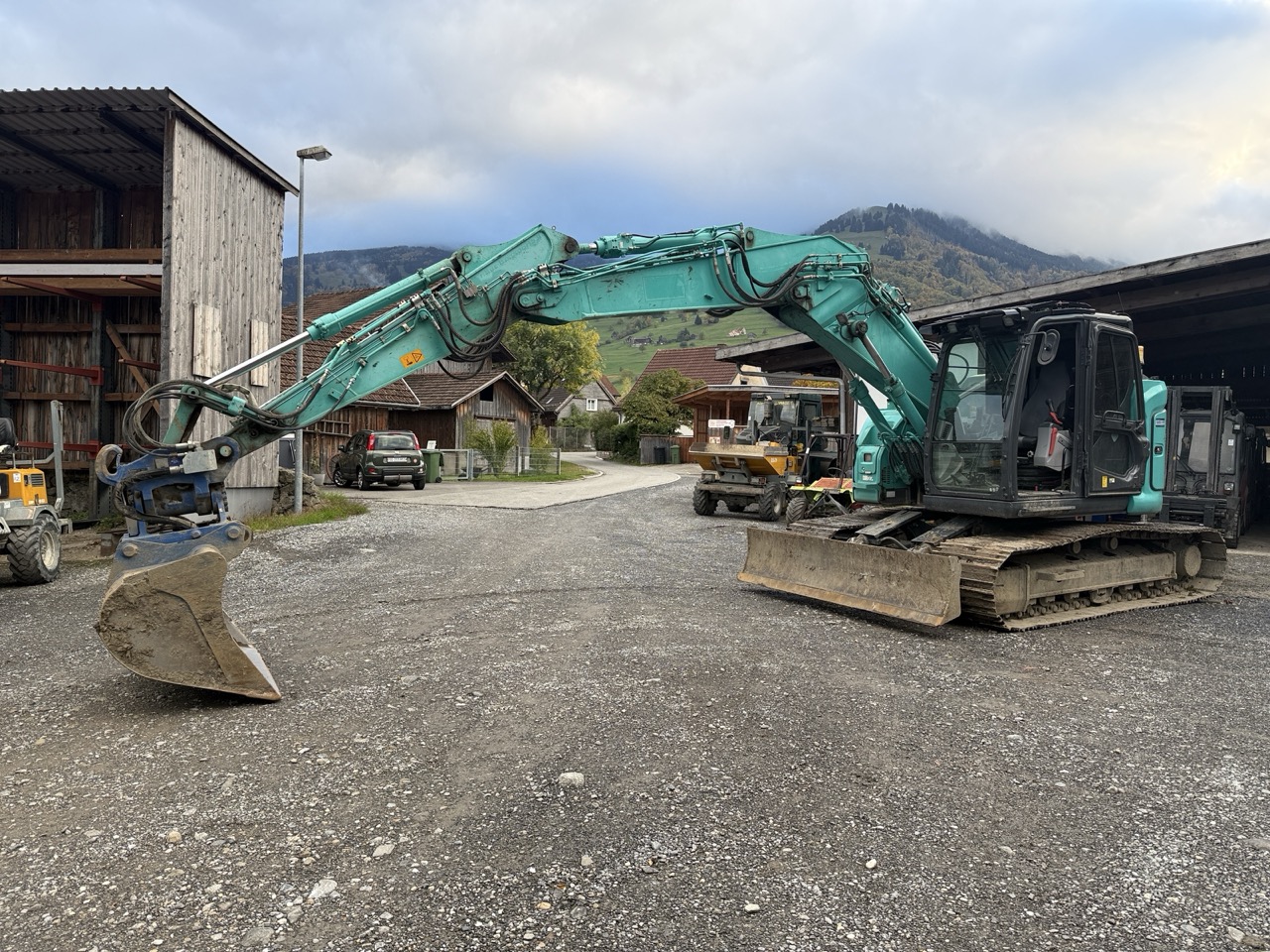 Escavatore cingolato Kobelco SK140-7 da 14 tonnellate, anno 2020