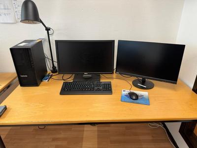 Overzichtsfoto van IT setup