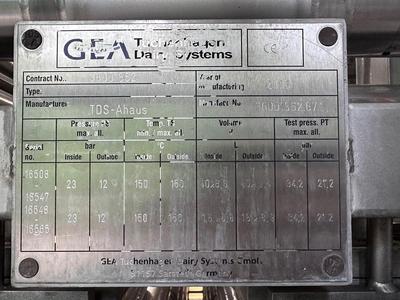 Imagen general de 2006 GEA TDS-Ahaus Tubular heat exchanger