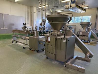 Übersichtsbild von 2002 Handtmann PLH 216 Portioning, linking and hanging line