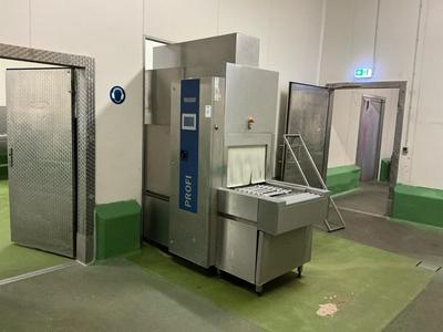 Overzichtsfoto van 2015 Hobart FUX-A-F Container washer