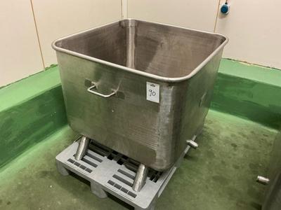 Overzichtsfoto van Inox stackable container 600L